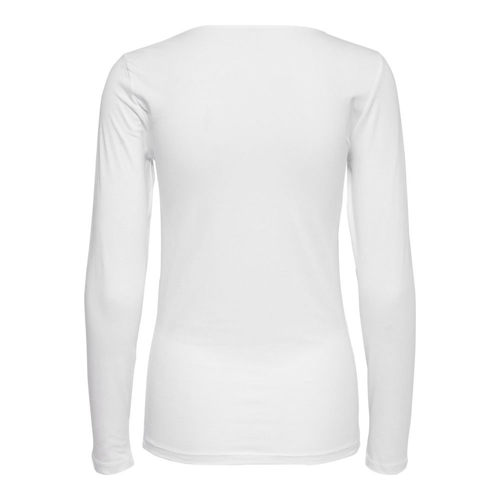 Only White Cotton Tops & Women's T-Shirt