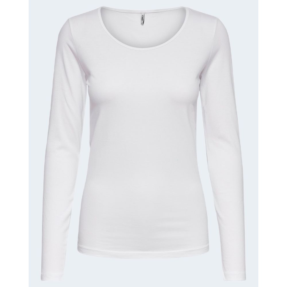 Only White Cotton Tops & Women's T-Shirt