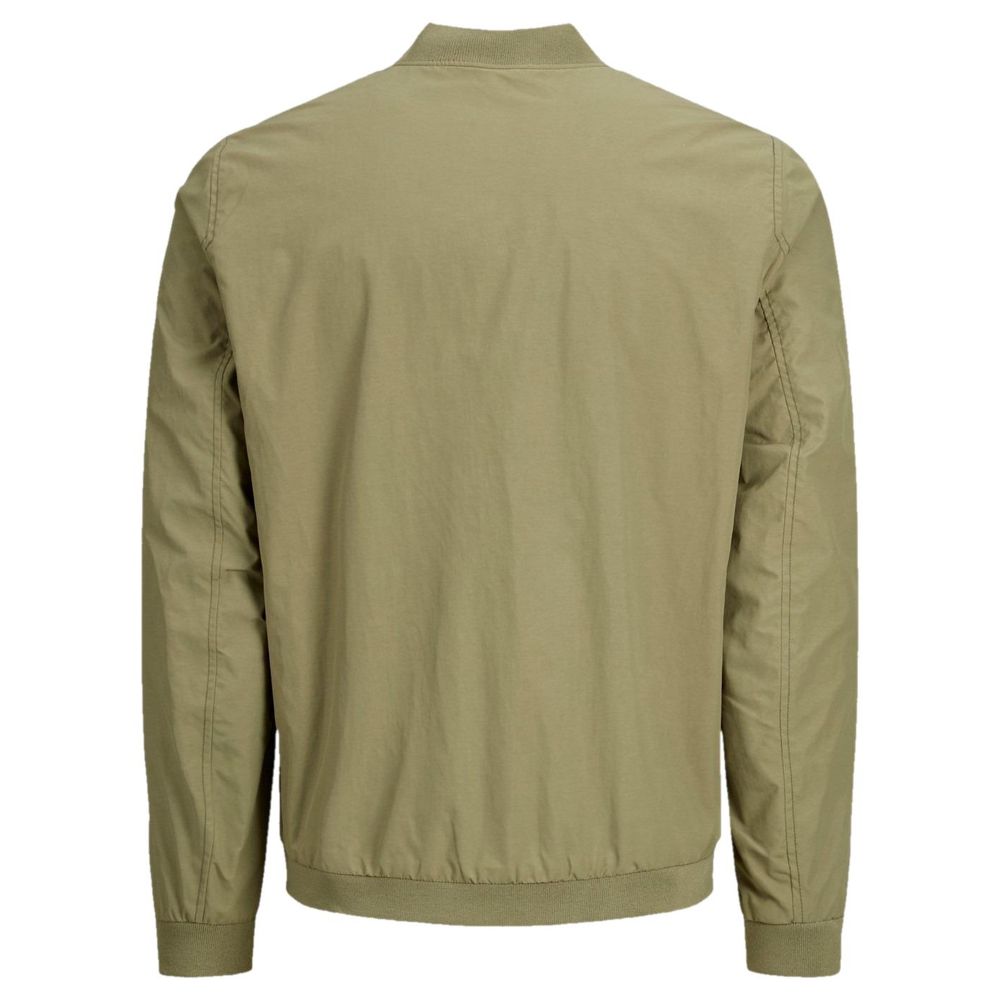 Jack Jones Green Polyester Men's Jacket
