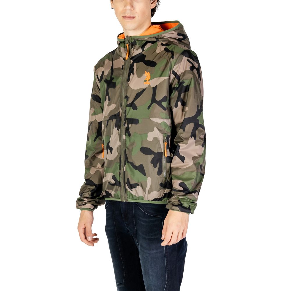U.S. POLO ASSN. Green Polyamide Shell Men's Jacket