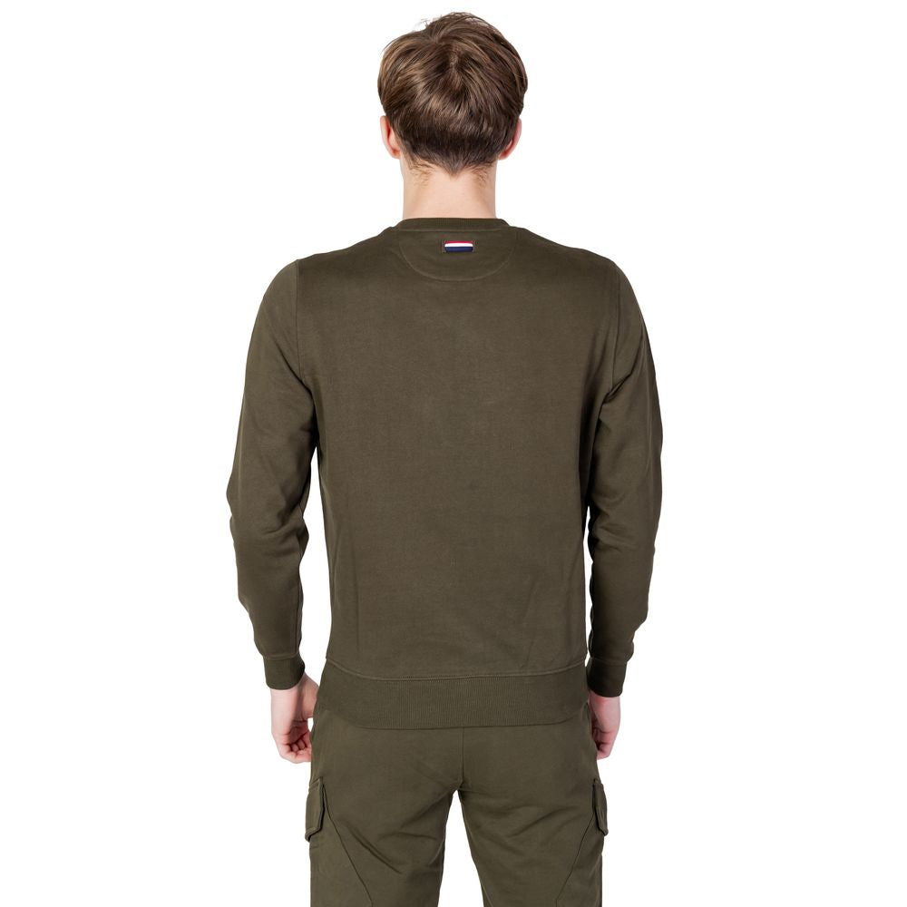 U.S. POLO ASSN. Green Cotton Men's Sweater