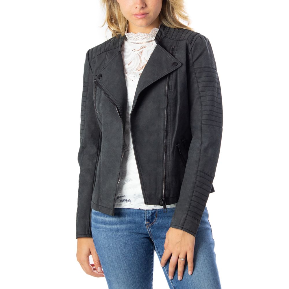 Only Black Polyethylene Jackets & Women's Coat