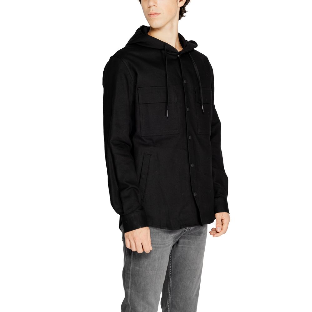 Antony Morato Black Cotton Shell Men's Jacket