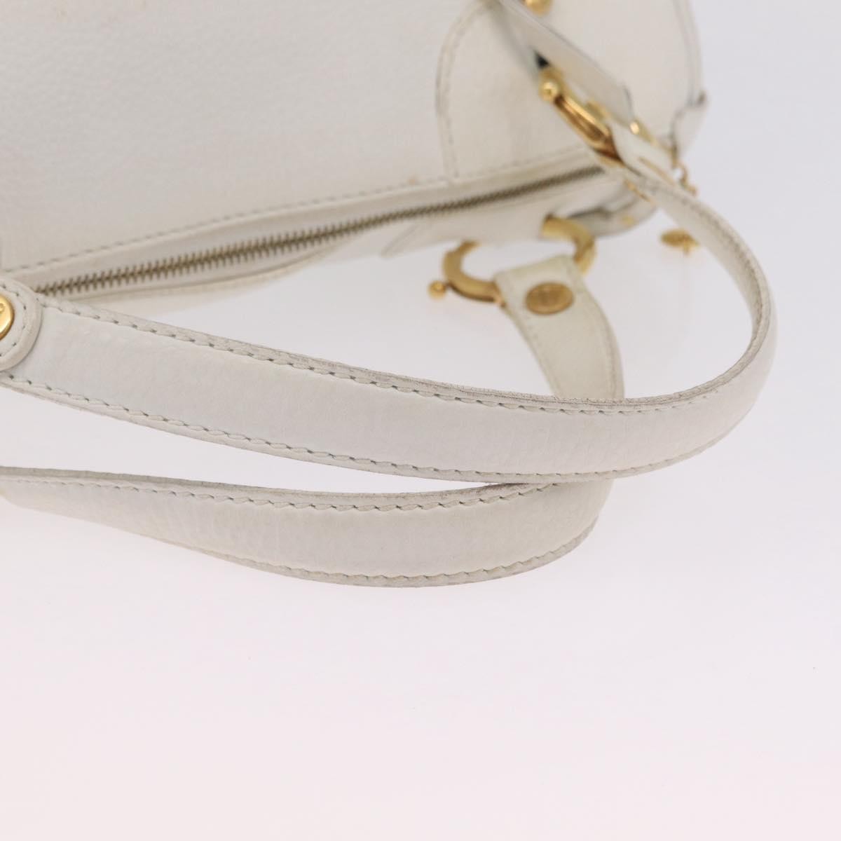 Celine Handbag Leather White Leather Handbag (Pre-Owned)