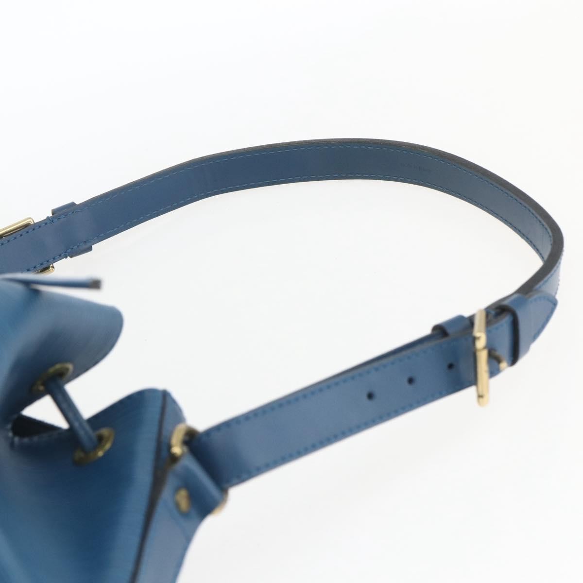 Louis Vuitton Petit Noe Epi Leather Blue Leather Shoulder Bag Bag (Pre-Owned)