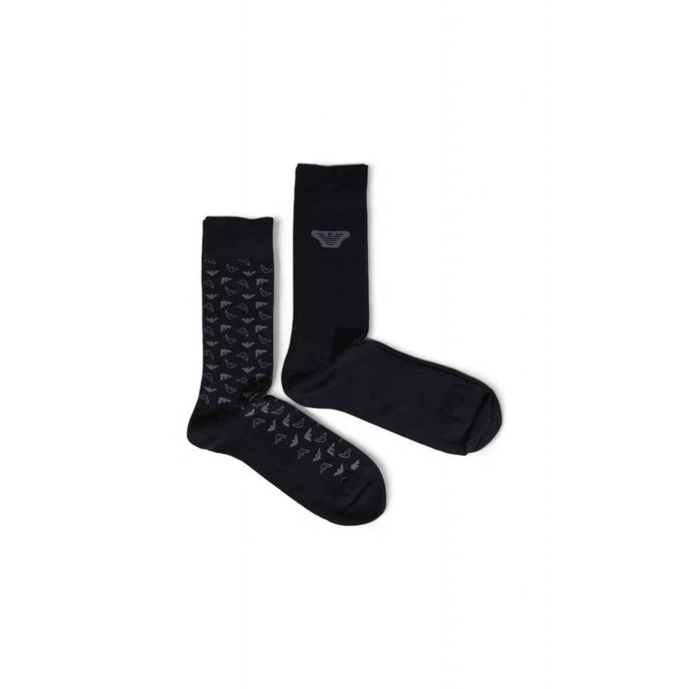 Emporio Armani Underwear Black Cotton Men's Sock
