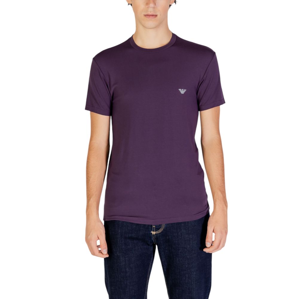 Emporio Armani Underwear Purple Modal Men's T-Shirt