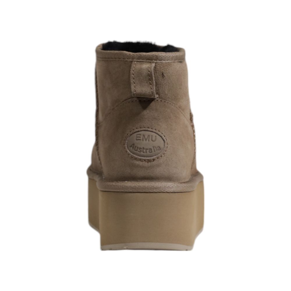EMU Australia Gray Leather Women's Boot