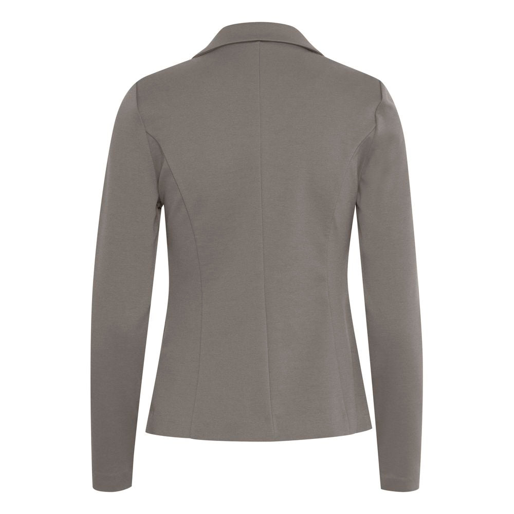 ICHI Gray Polyester Suits & Women's Blazer
