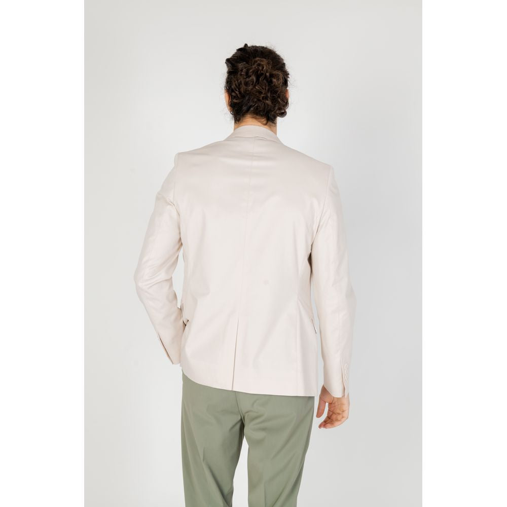 Antony Morato Beige Cotton Men's Blazer