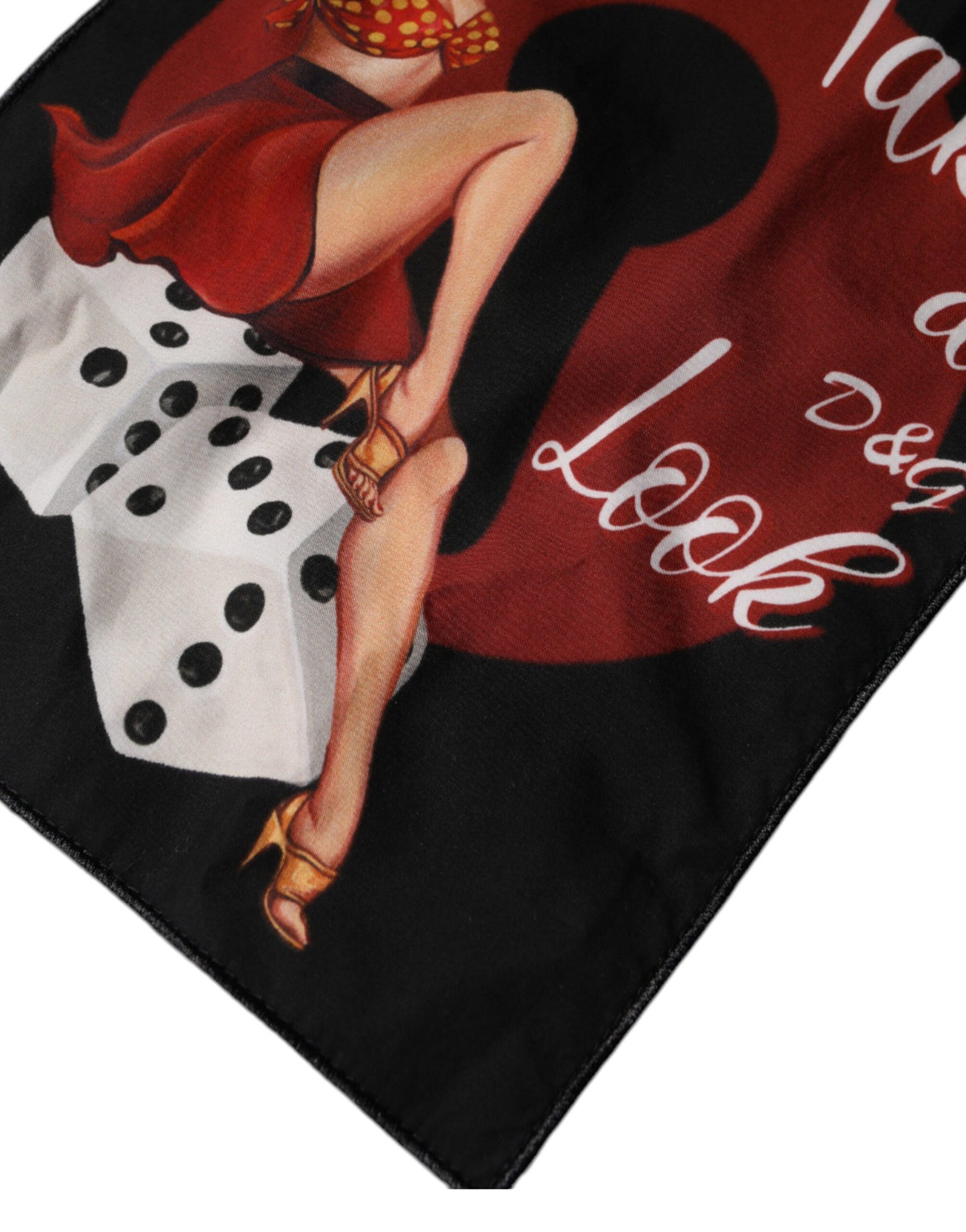 Dolce & Gabbana White Graphic Print Cotton Crew Neck Men's T-shirt