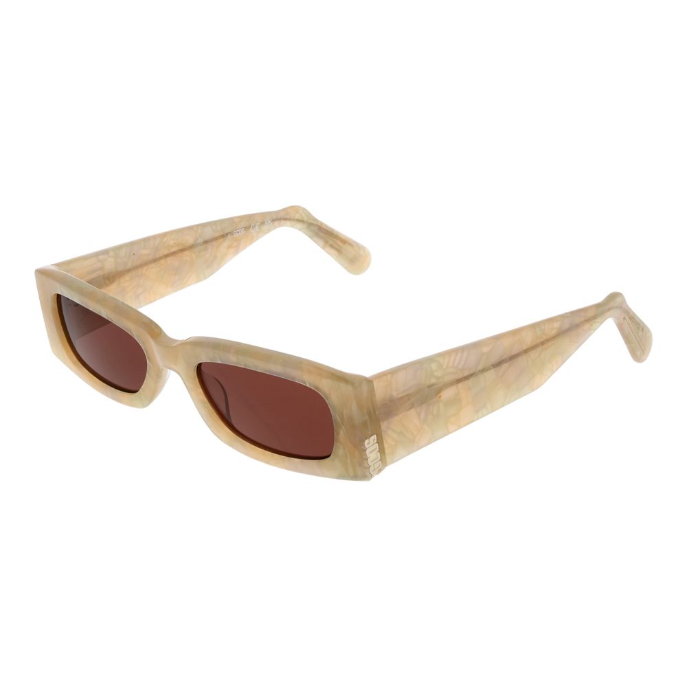GCDS Beige Plastic  Sunglasses