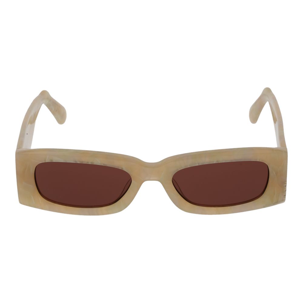 GCDS Beige Plastic  Sunglasses