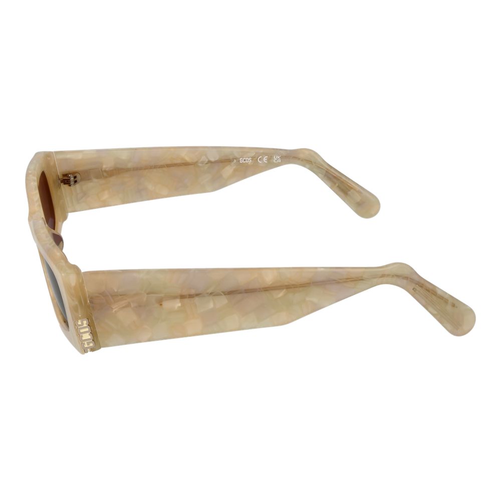GCDS Beige Plastic  Sunglasses