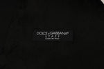 Dolce & Gabbana Sleek Black Single-Breasted Men's Waistcoat