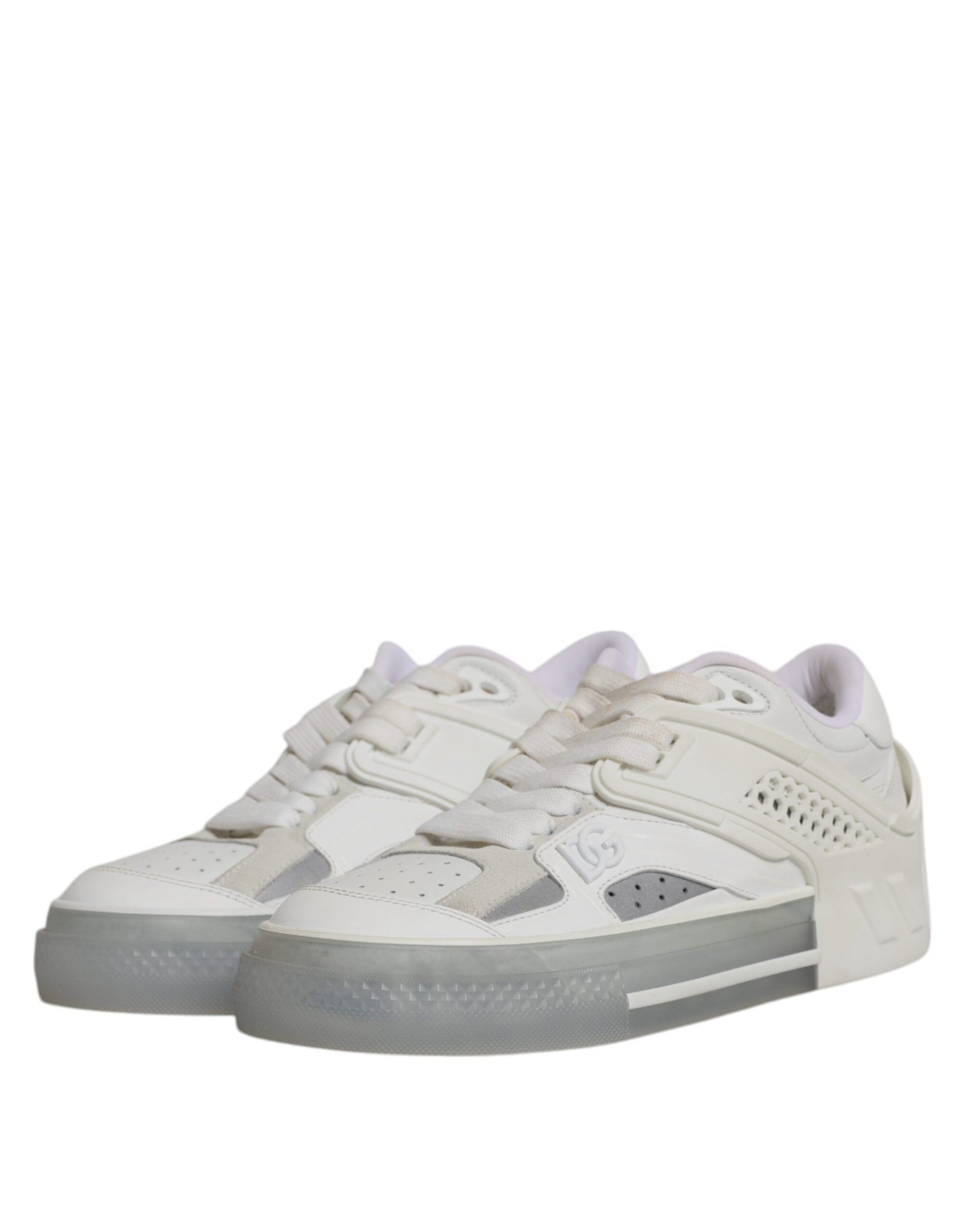 Dolce & Gabbana White DG Logo CUSTOM 2.Zero Sneakers Men's Shoes