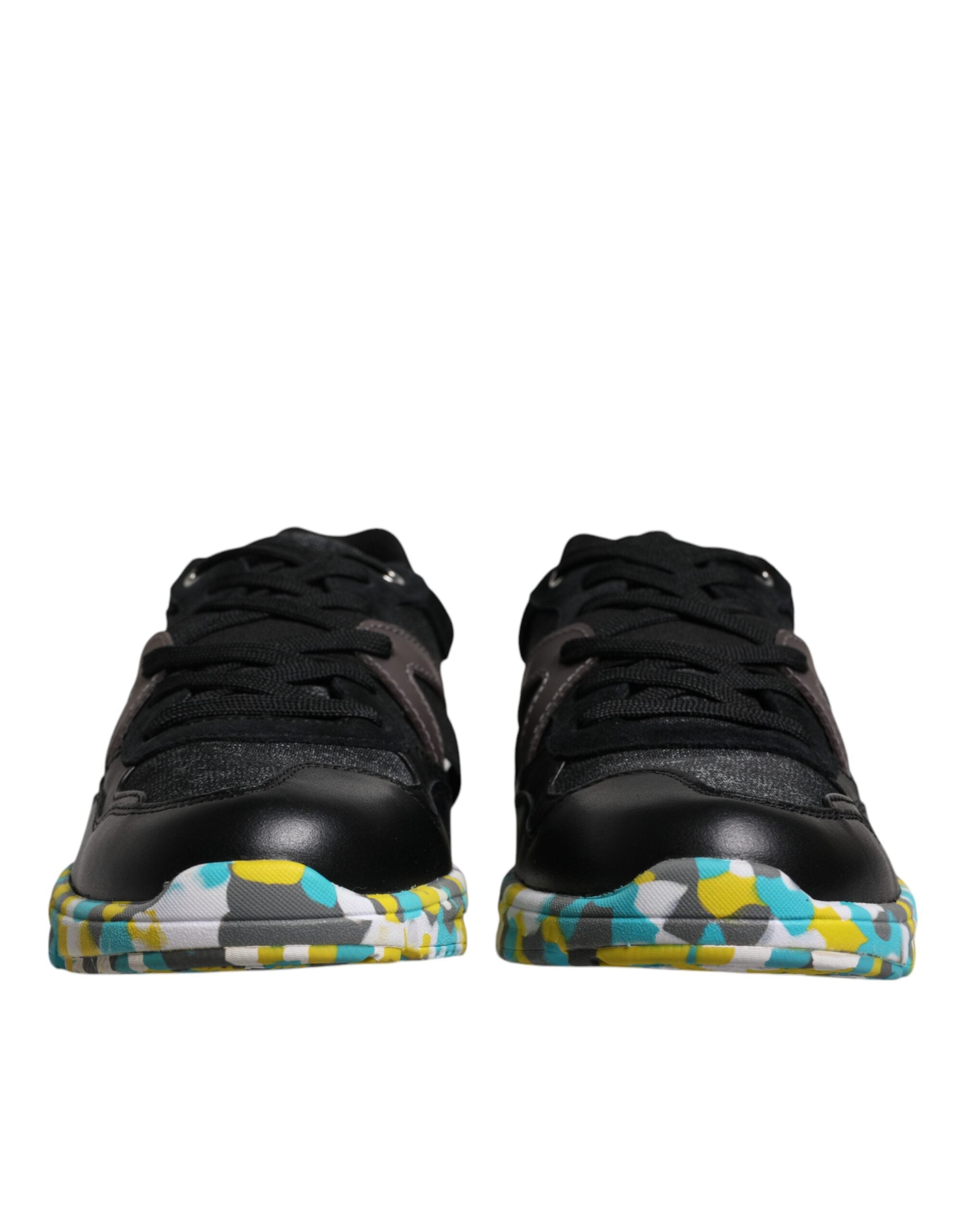 Dolce & Gabbana Black Polyester Low Top Men Sneakers Men's Shoes