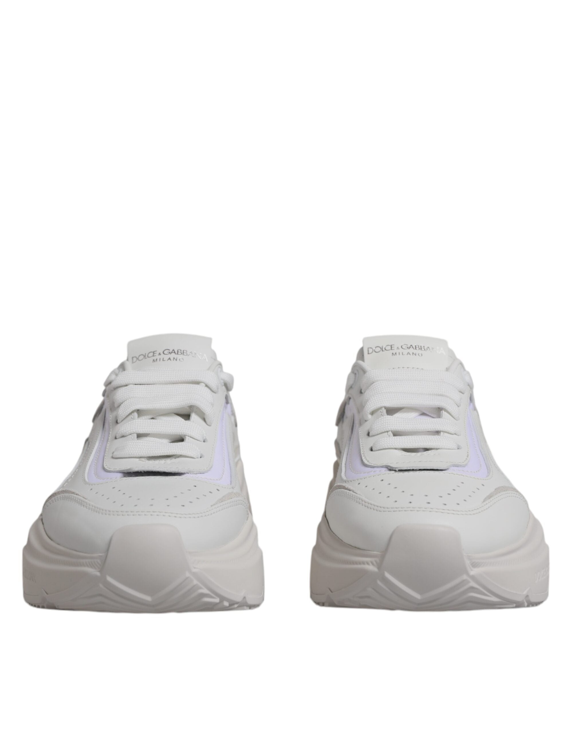 Dolce & Gabbana White Daymaster Low Top Sneakers Women's Shoes