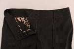 Dolce & Gabbana Elegant Slim Fit Striped Dress Women's Pants