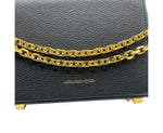 Alexander McQueen Women's Black Leather Box 19 With Gold Hardware Crossbody Bag