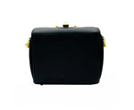 Alexander McQueen Women's Black Leather Gold Chain Box 16 Crossbody Bag