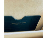 Alexander McQueen Women's Black Crocodile Embossed Leather Box 16 Crossbody Bag 479767 DZT0M 1000