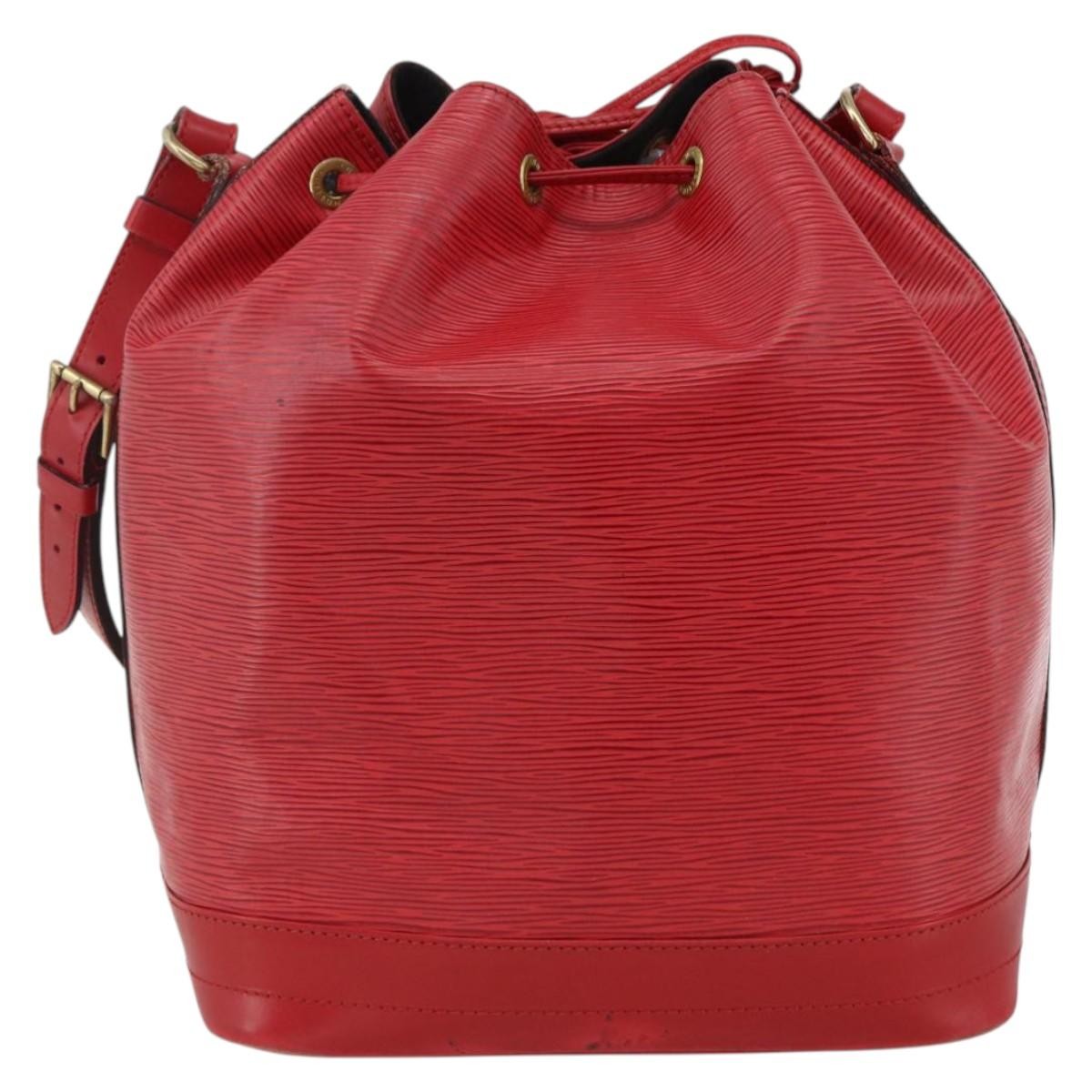 Louis Vuitton Noe Epi Leather Red Leather Shoulder Bag Bag (Pre-Owned)
