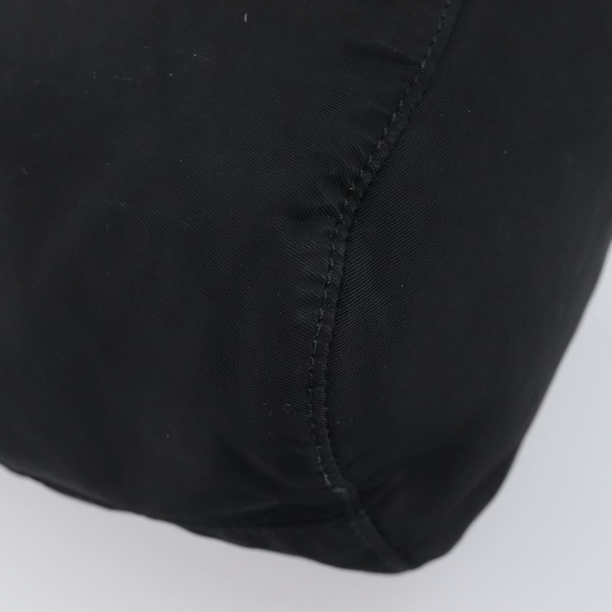 Prada Vela Drawstring Bucket Wristlet Tessuto Black Nylon Clutche & Pouche Bag (Pre-Owned)