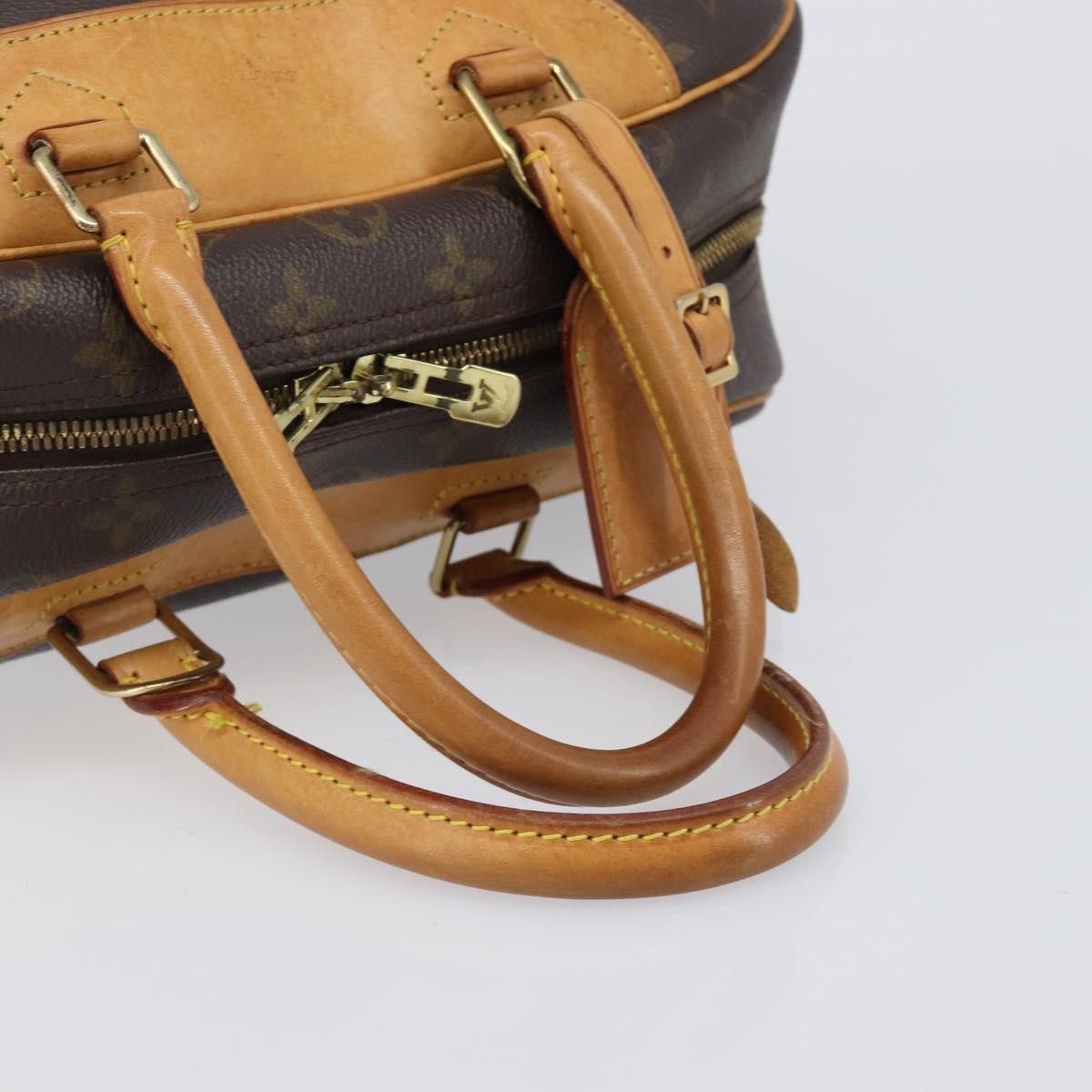 Louis Vuitton Deauville Monogram Canvas Brown Canvas Handbag (Pre-Owned)