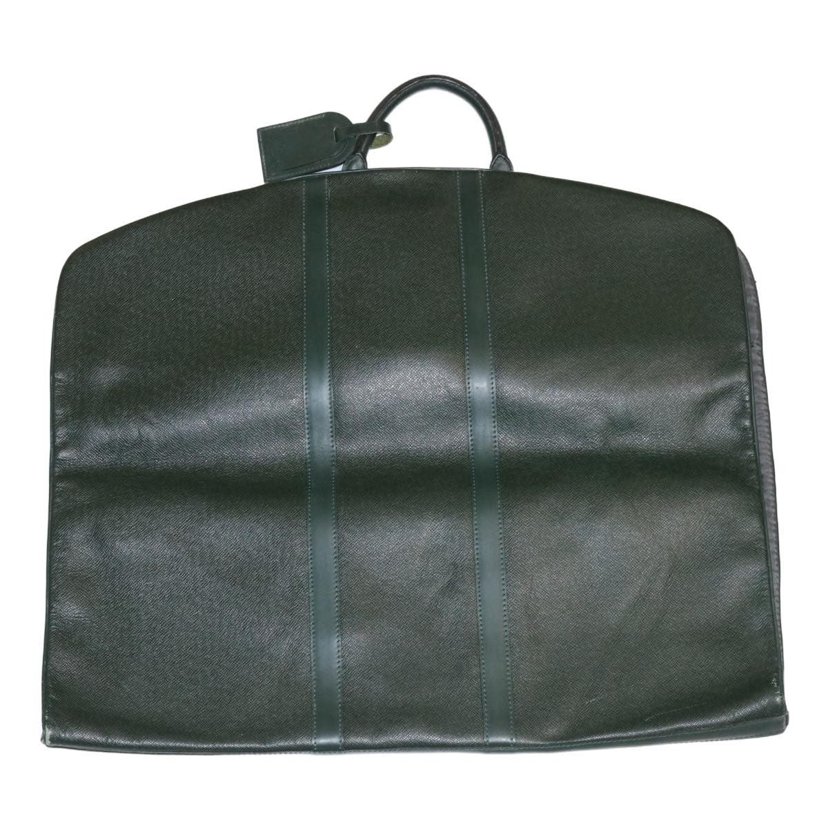 Louis Vuitton Vintage Garment Cover Monogram Canvas Green Leather Travel Bag Bag (Pre-Owned)