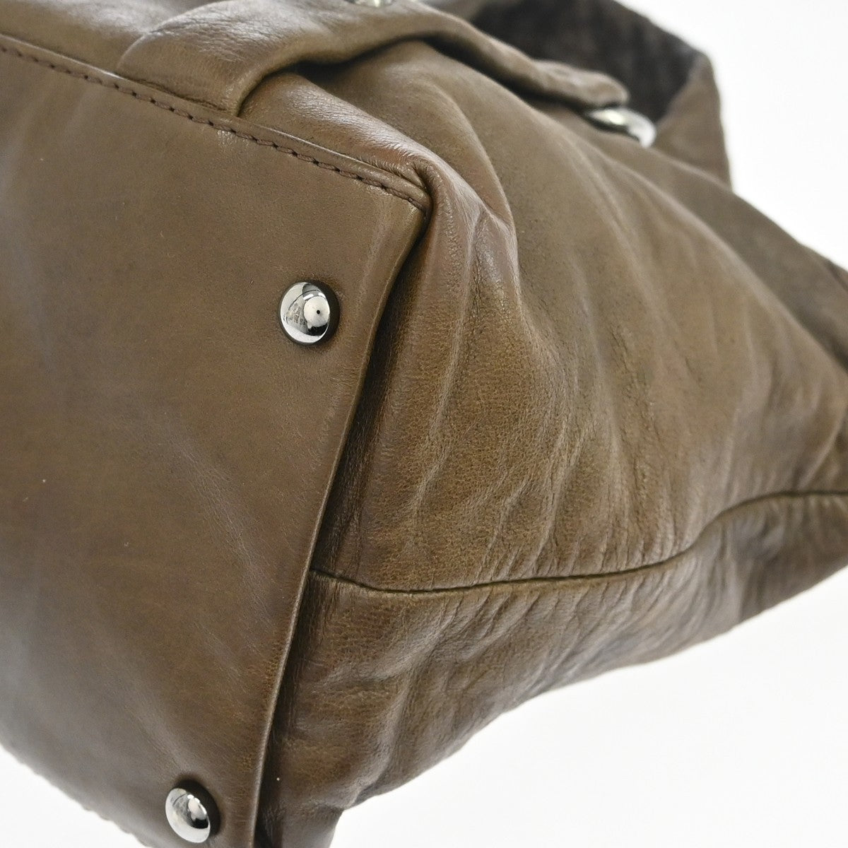 Chanel 8 Knots Lambskin Brown Leather Tote Bag Bag (Pre-Owned)