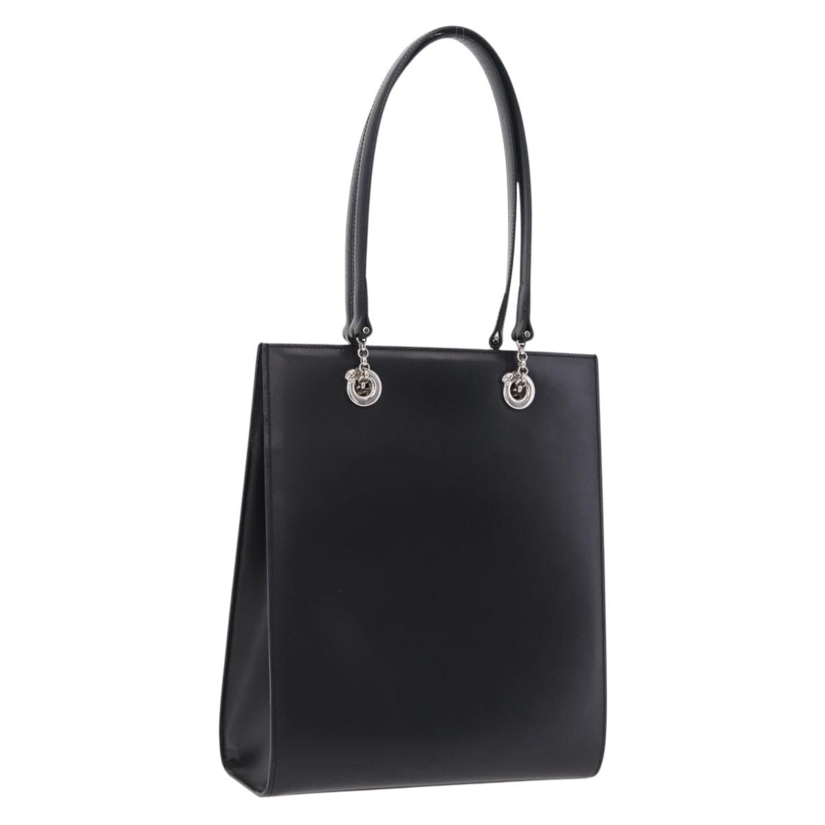 Cartier Panthère Shoulder Leather Black Leather Shoulder Bag Bag (Pre-Owned)