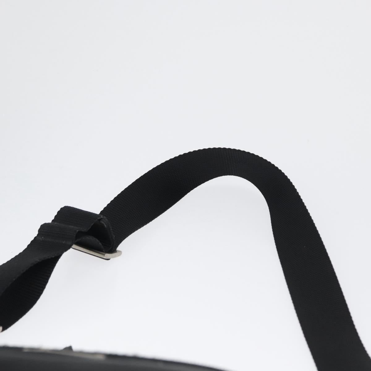 Prada Front Zip Tessuto Black Nylon Shoulder Bag Bag (Pre-Owned)