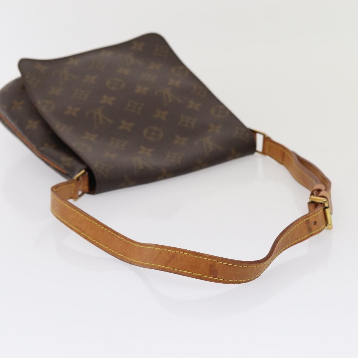 Louis Vuitton Musette Monogram Canvas Brown Canvas Shoulder Bag Bag (Pre-Owned)