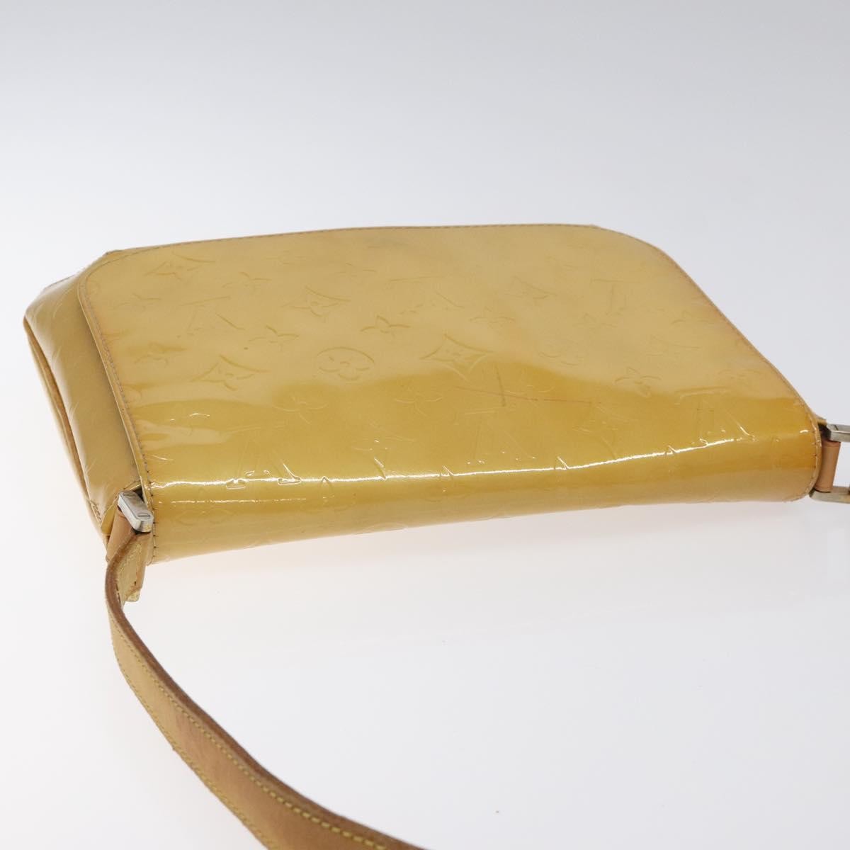 Louis Vuitton Thompson Street Monogram Vernis Beige Patent_Leather Shoulder Bag Bag (Pre-Owned)