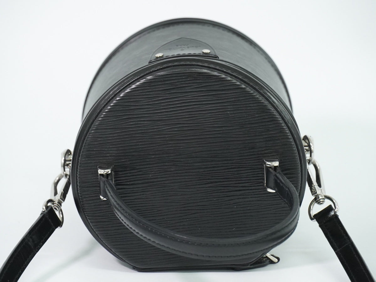 Louis Vuitton Cannes Epi Black Leather Handbag (Pre-Owned)