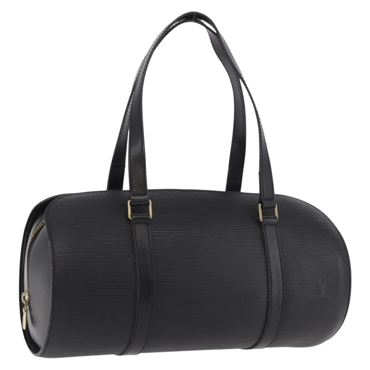 Louis Vuitton Soufflot Epi Leather Black Leather Handbag (Pre-Owned)