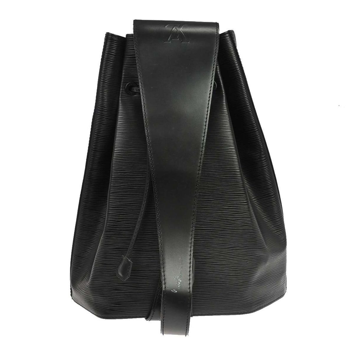 Louis Vuitton Sac A Dos Drawstring Epi Leather Black Leather Backpack Bag (Pre-Owned)