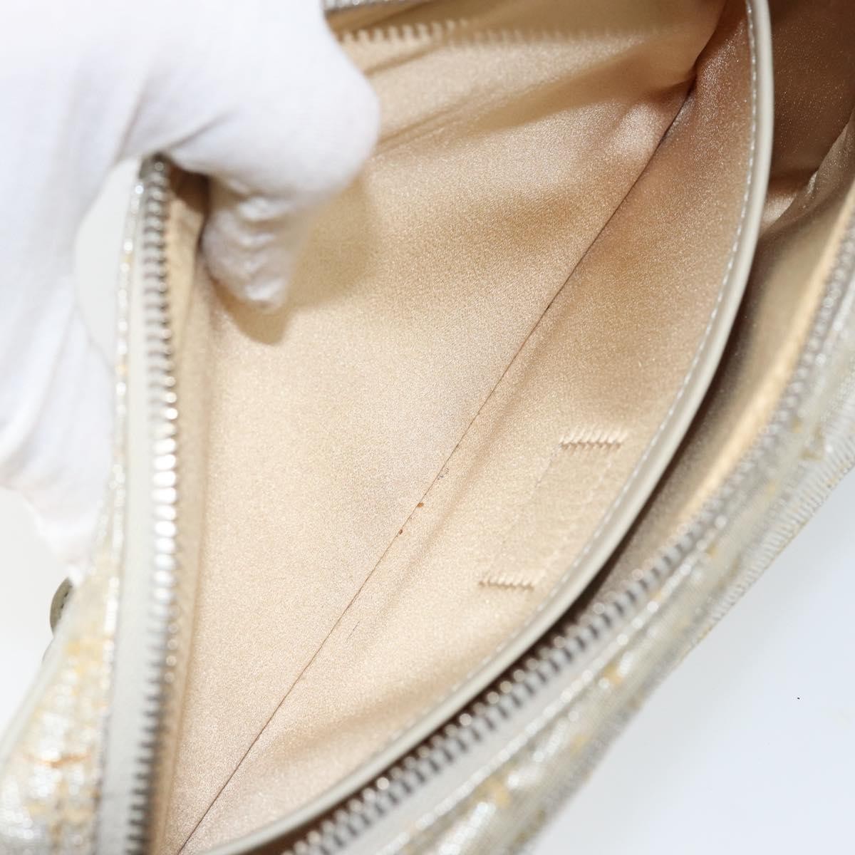 Louis Vuitton Mckenna Mini Lin Gold Canvas Bag (Pre-Owned)