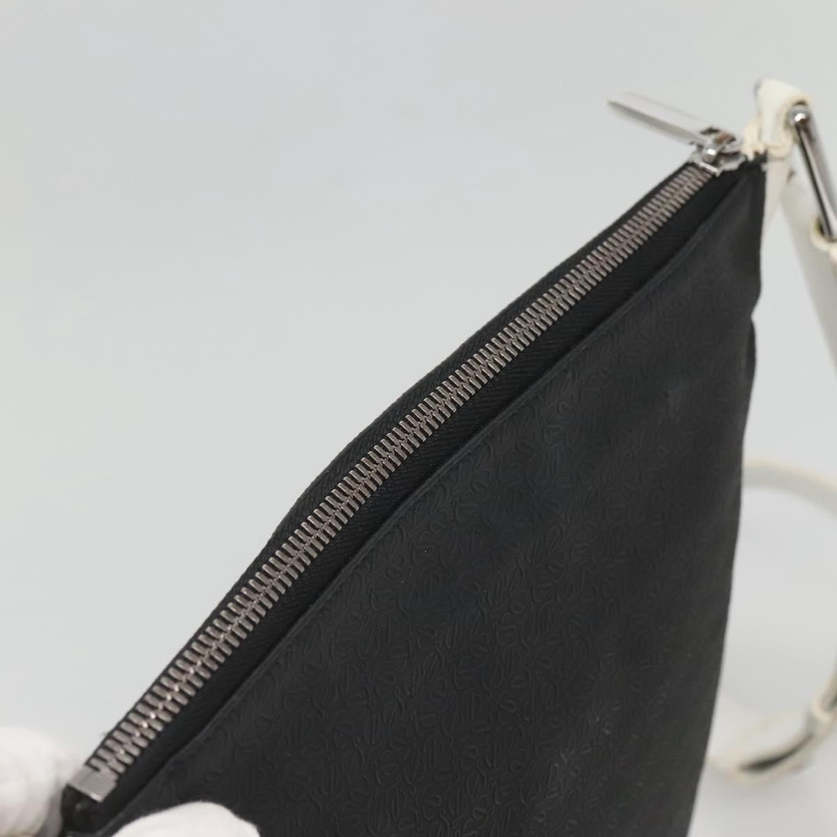 Loewe Anagram Leather Black Leather Shoulder Bag Bag (Pre-Owned)