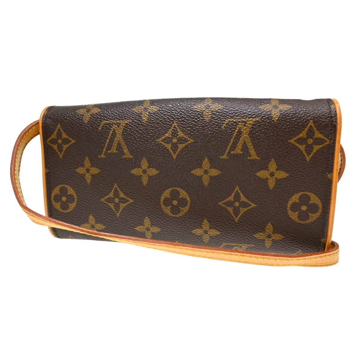 Louis Vuitton Twin Monogram Canvas Brown Canvas Clutche & Pouche Bag (Pre-Owned)