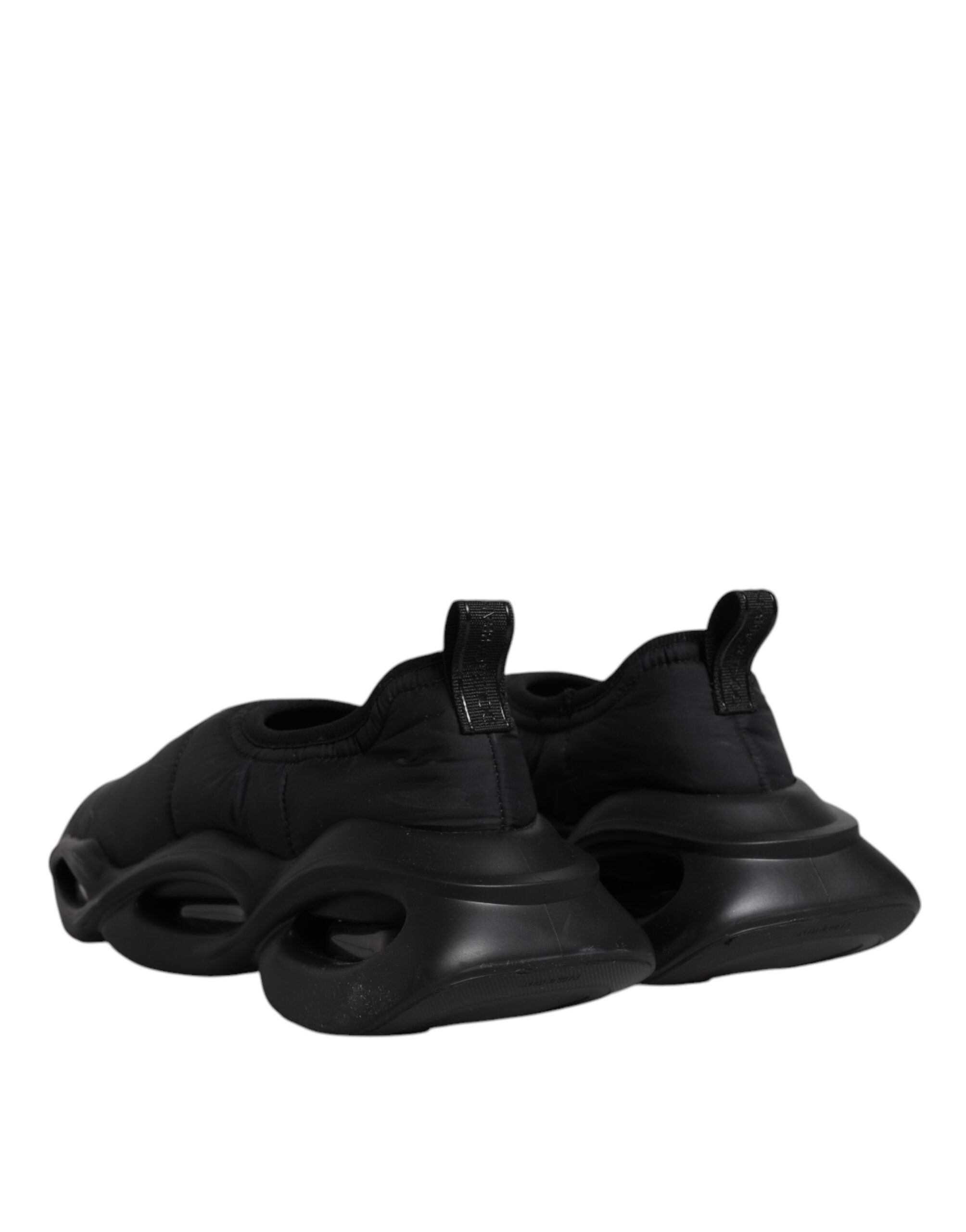 Dolce & Gabbana Black Slip On Wave Low Top Men Sneakers Men's Shoes
