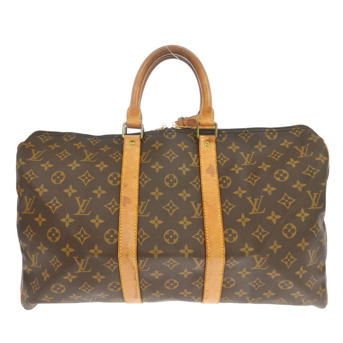 Louis Vuitton Keepall Monogram Canvas Brown Canvas Travel Bag Bag (Pre-Owned)