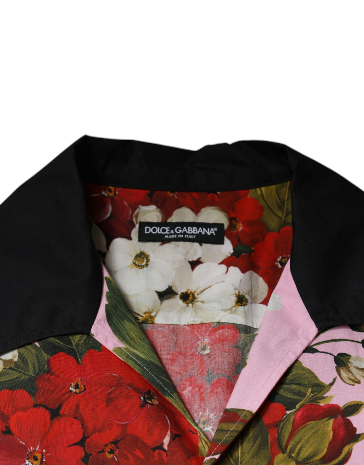 Dolce & Gabbana Multicolor Floral Button Down Casual Men's Shirt