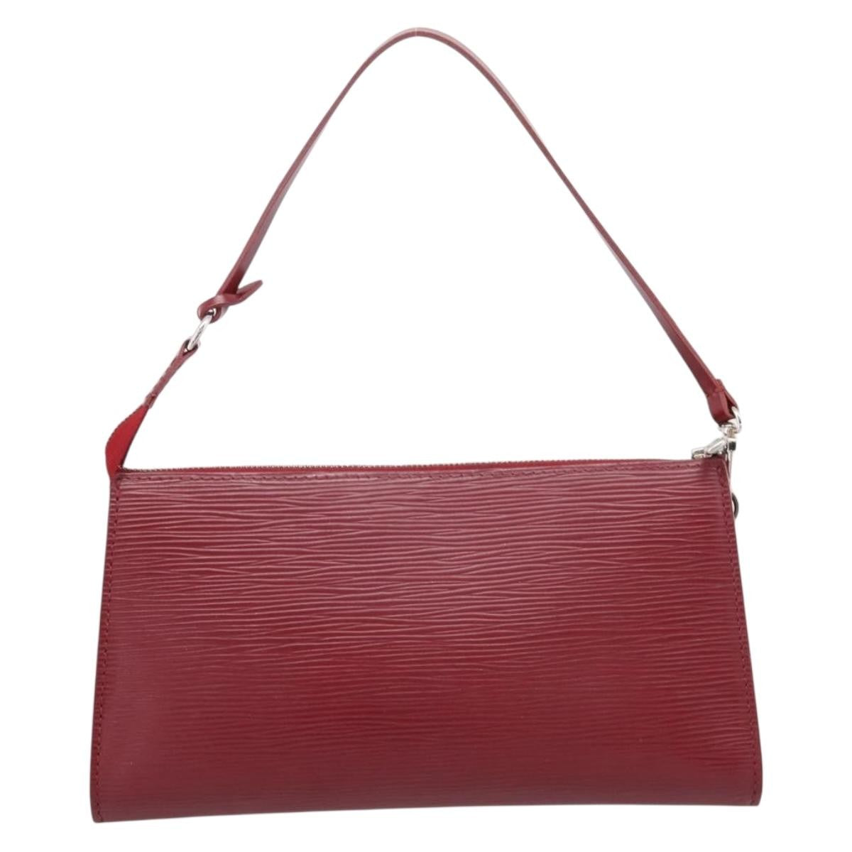 Louis Vuitton Pochette Accessoires Nm Epi Leather Red Leather Clutche & Pouche Bag (Pre-Owned)