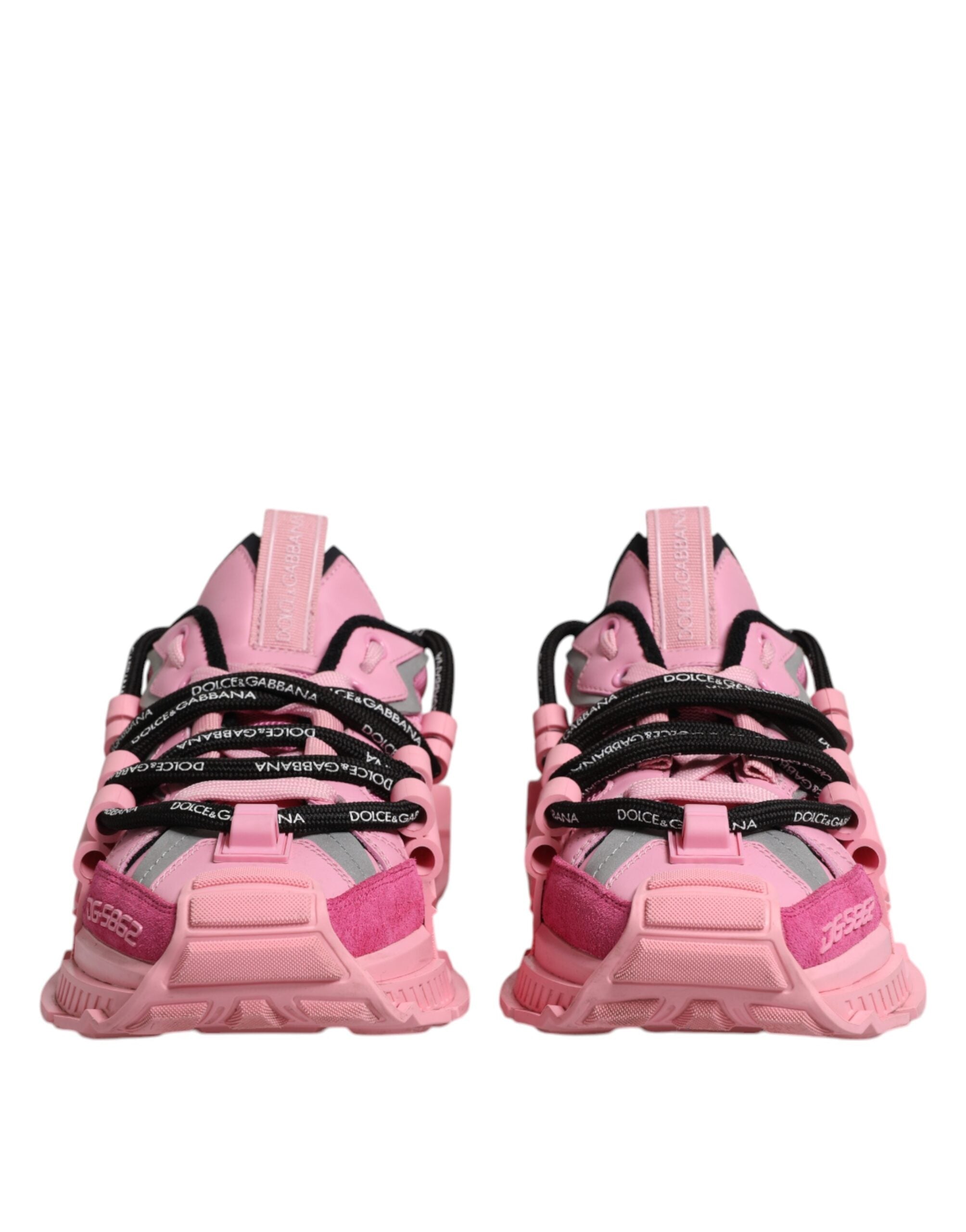 Dolce & Gabbana Pink Low Top Space Women Sneakers Women's Shoes (Pre-Owned)
