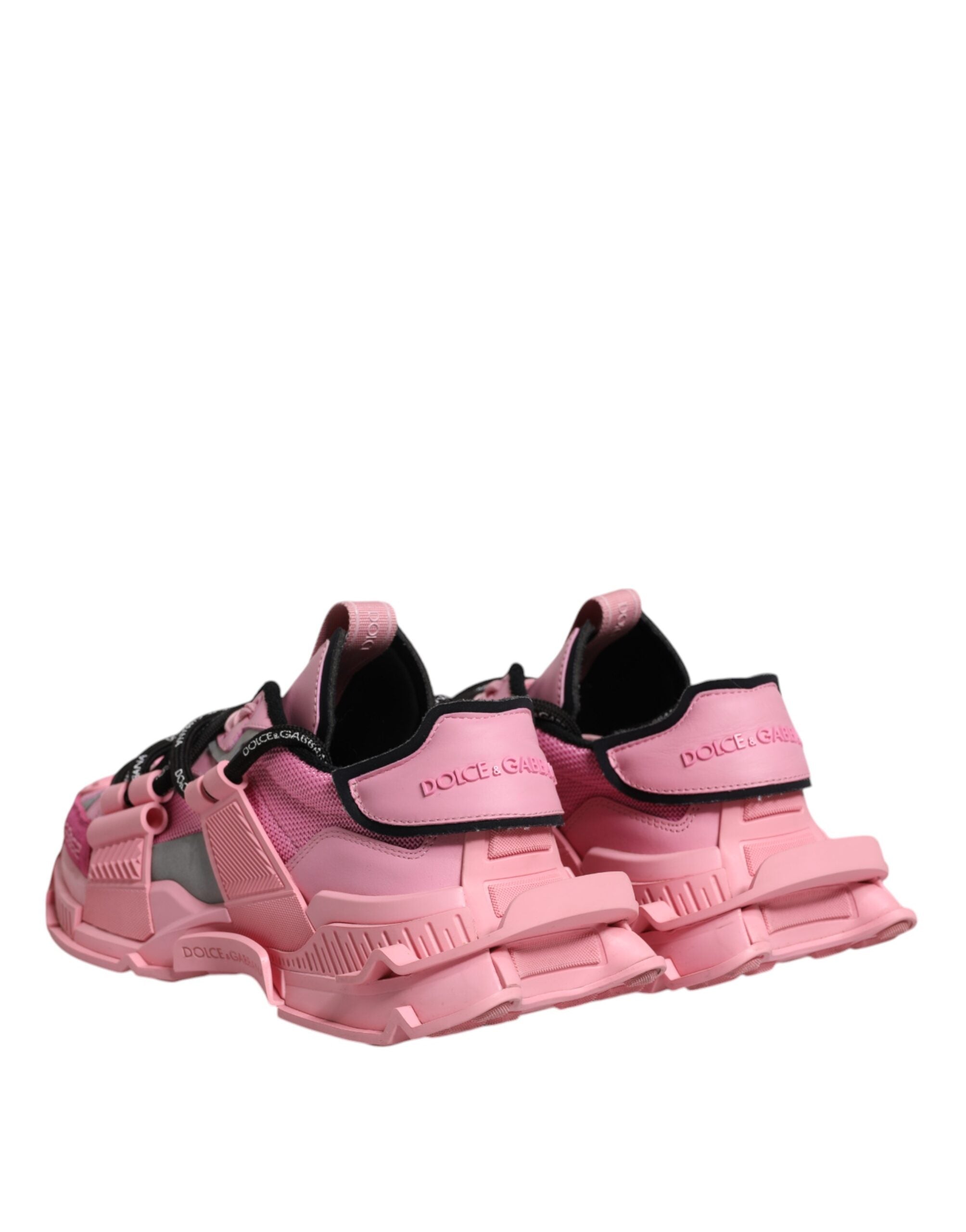 Dolce & Gabbana Pink Low Top Space Women Sneakers Women's Shoes (Pre-Owned)