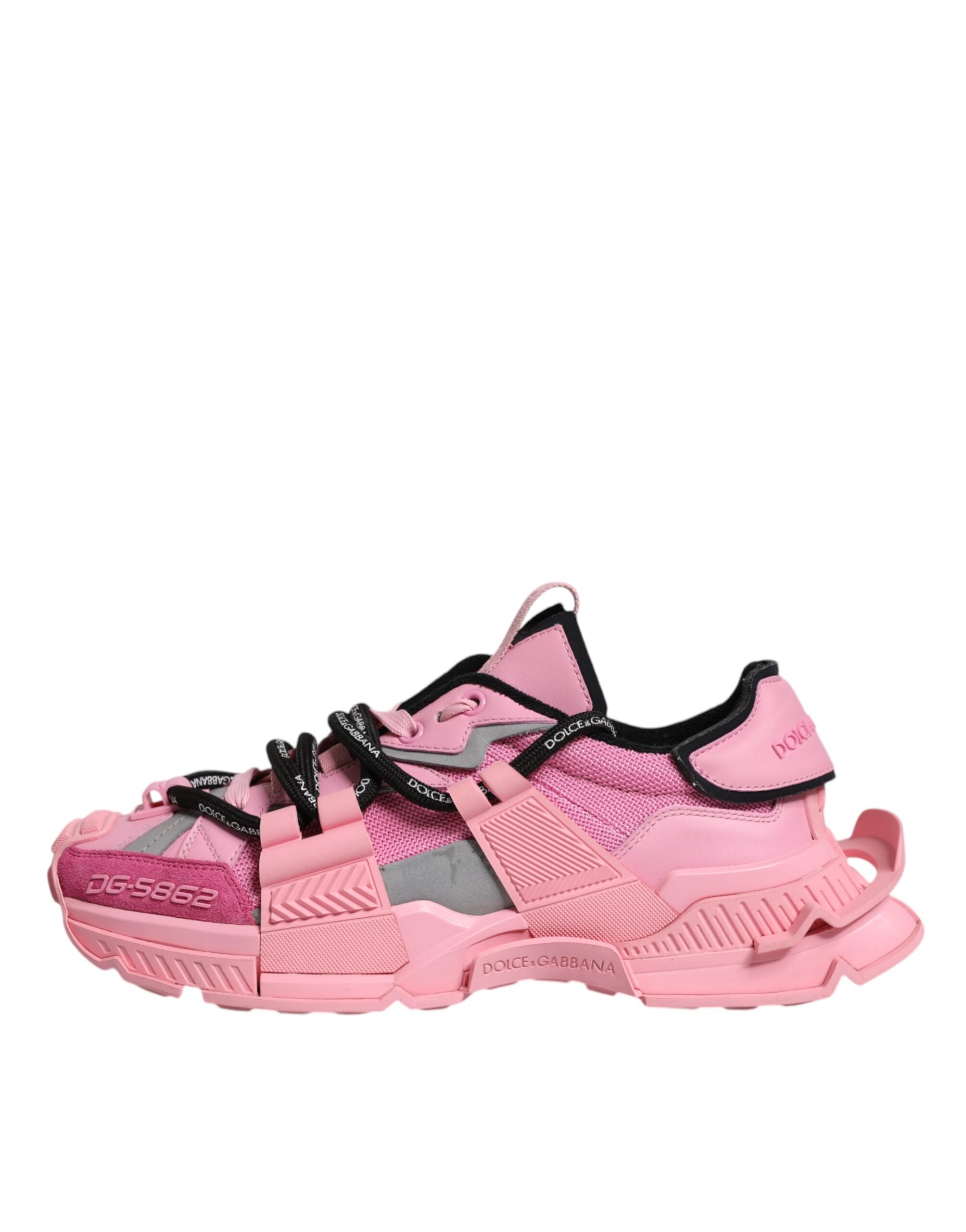 Dolce & Gabbana Pink Low Top Space Women Sneakers Women's Shoes (Pre-Owned)