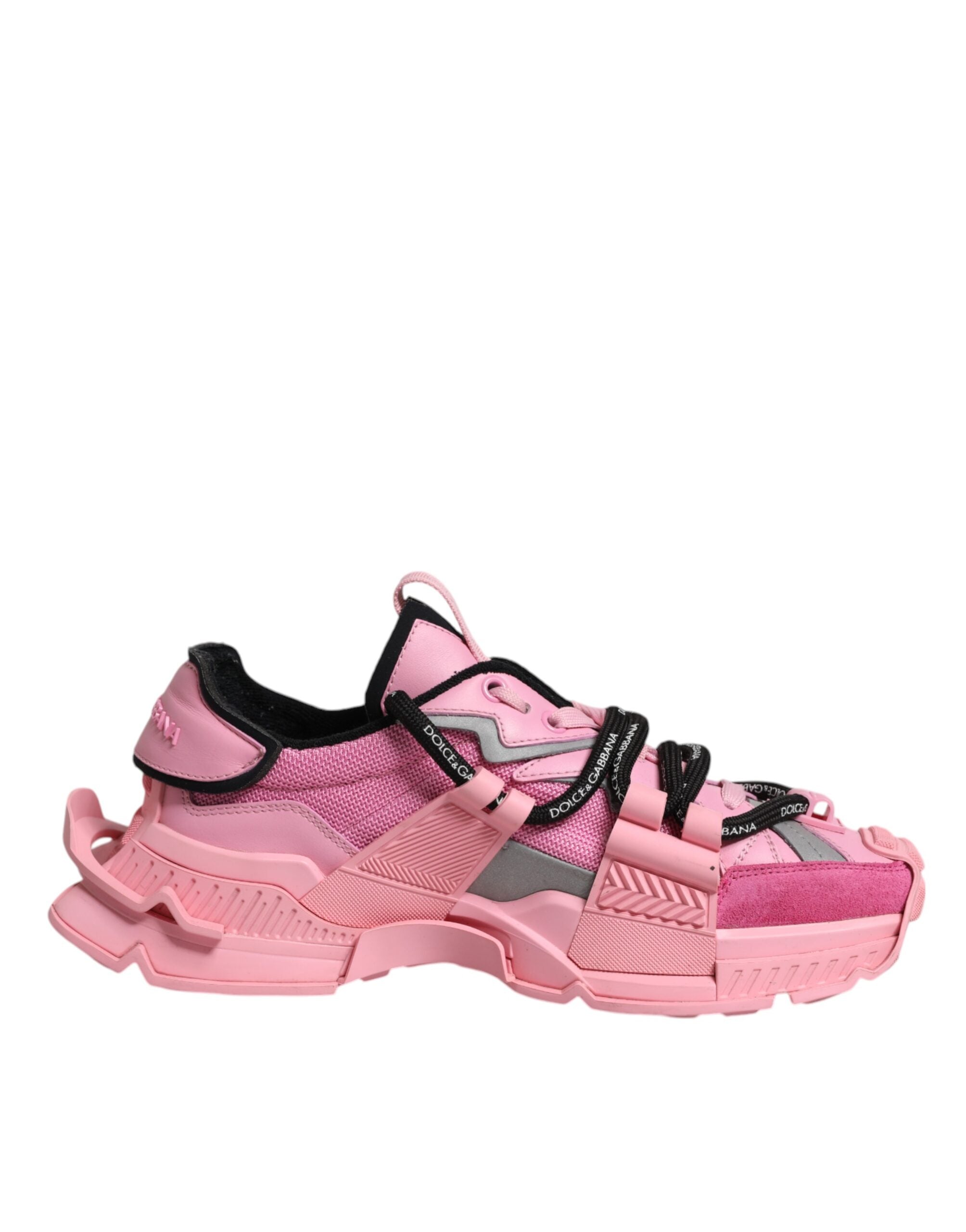 Dolce & Gabbana Pink Low Top Space Women Sneakers Women's Shoes (Pre-Owned)
