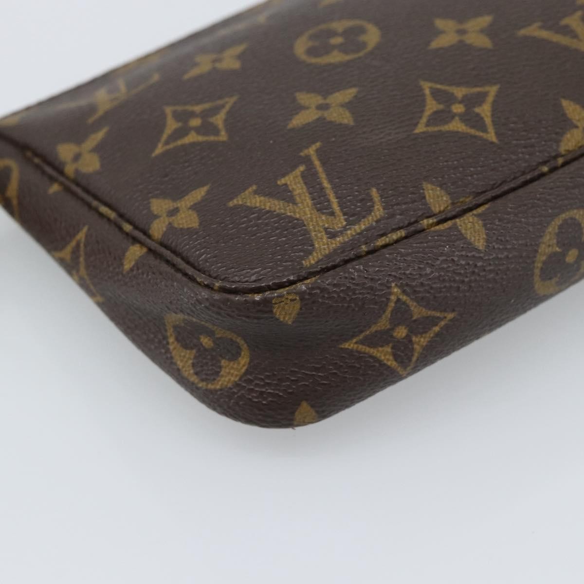 Louis Vuitton Pochette Accessoires Monogram Brown Canvas Clutche & Pouche Bag (Pre-Owned)